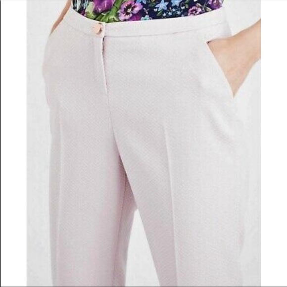 Ted Baker Illit Textured Knitted Trouser Pants Lilac - Picture 3 of 9